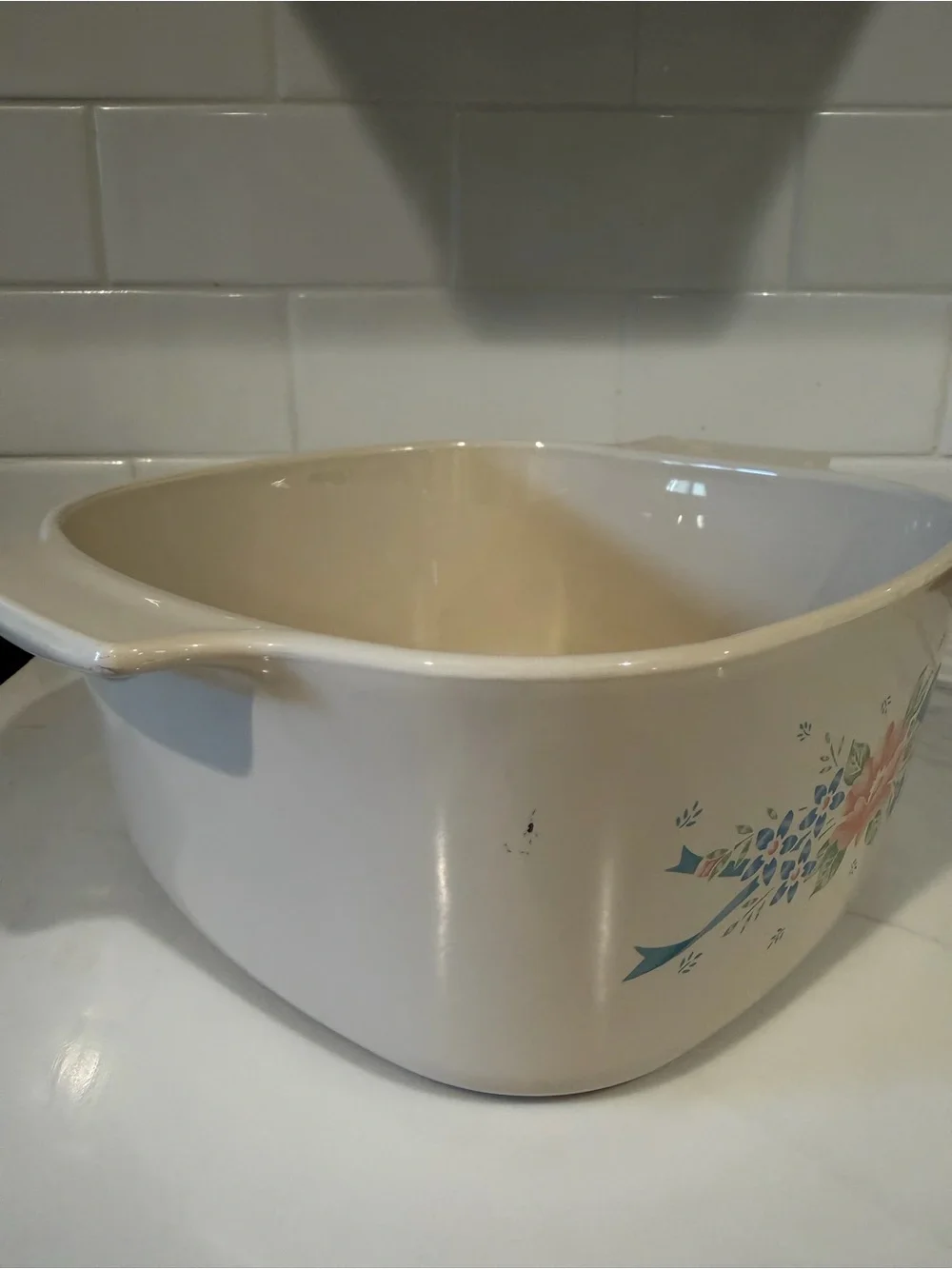 Vintage floral ceramic